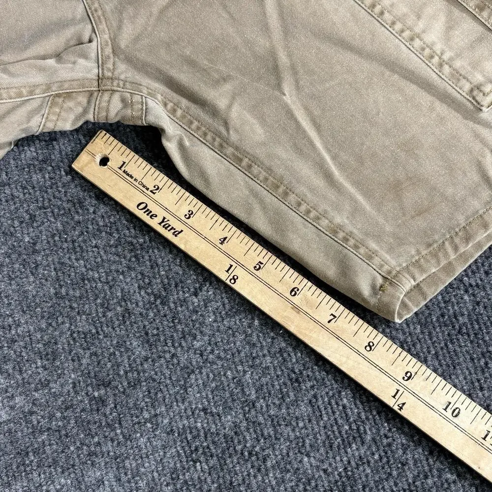 OshKosh B'gosh Shorts Boys 6 Beige Cargo Twill Pigment Dye Elastic Waist